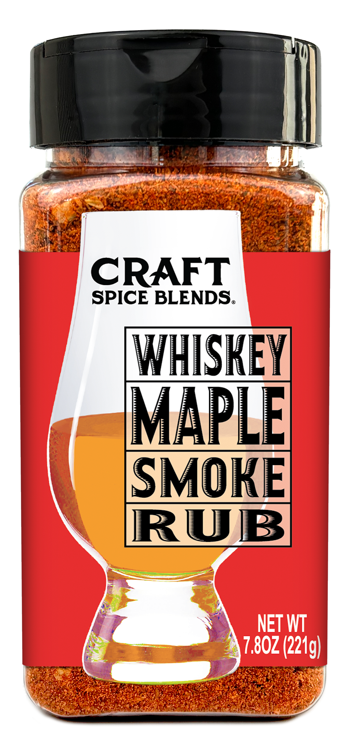 Whiskey Maple Smoke Rub 7.8oz image 0